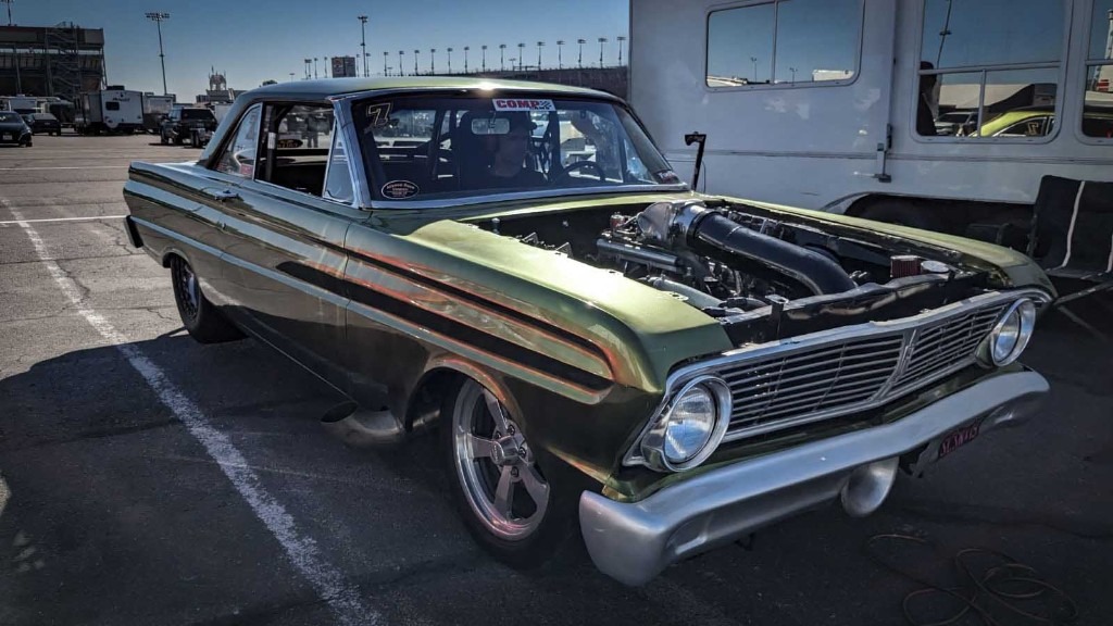 Mike Orban 1964 Falcon — 540ci BBC ProCharged race car built by Race Engine Systems